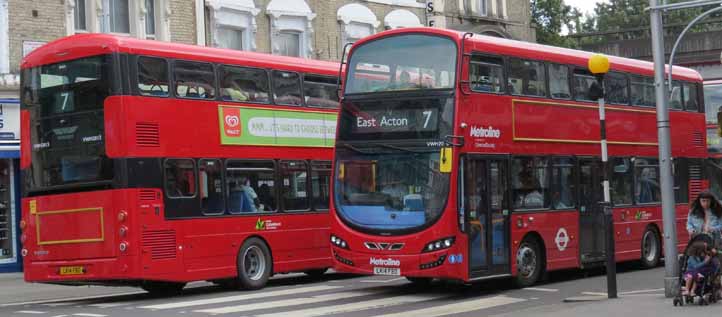 Metroline Volvo B5LH Wright VWH2010 & VWH2013